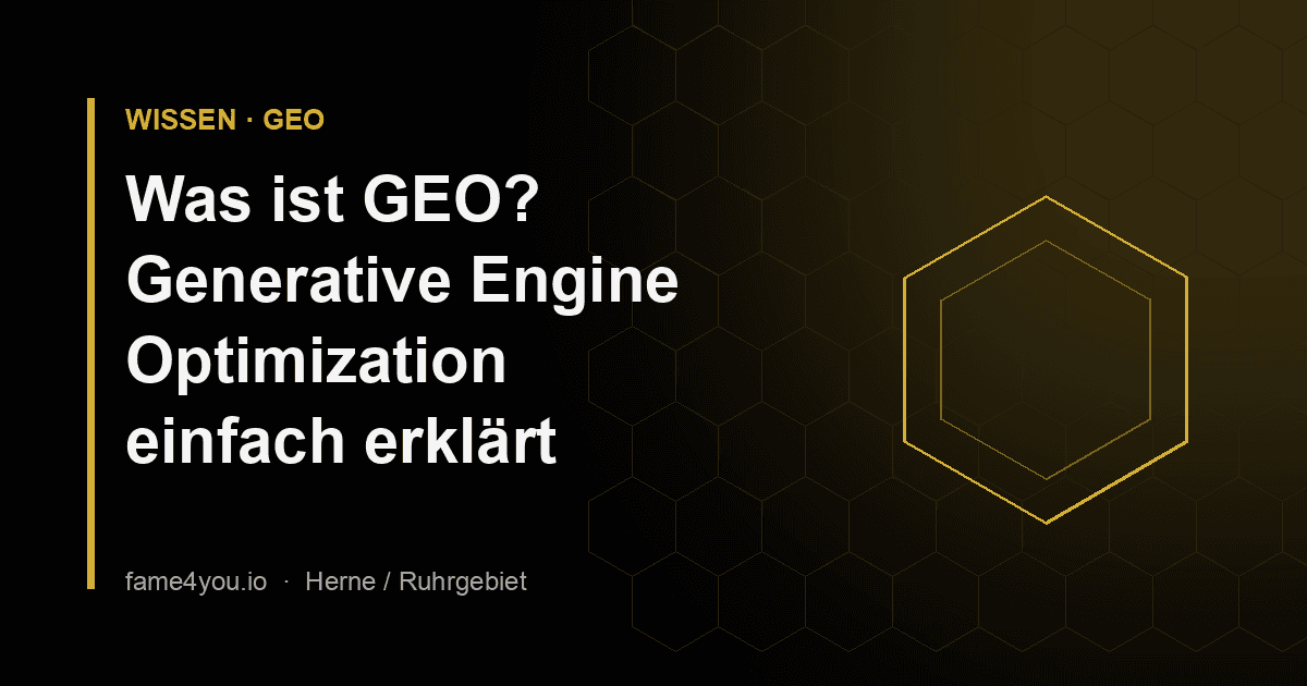 Was ist GEO (Generative Engine Optimization)? Definition, Unterschied zu SEO und warum es für lokale Unternehmen zählt